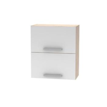 PLUS II fehér mdf kétajtós felső konyhaszekrény 60cm kép