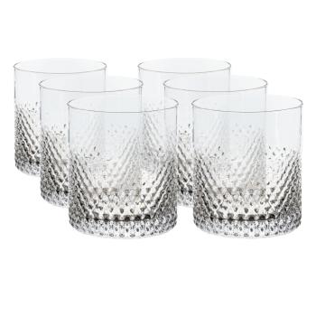 Poharak whiskyre/vízre, 6 db-os szett, 200 ml, átlátszó, AVEIRO TYP 1 kép