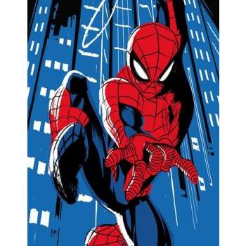 Pókemberes tapéta, 100x250 cm, piros - kék - SPIDERMAN kép