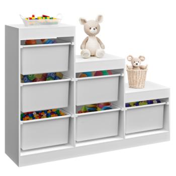 Polcállvány piramis, fehér, TRINIS kép