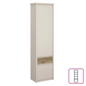 Polcos szekrény, kasmír/evoke tölgy, KAROS 2D1S kép