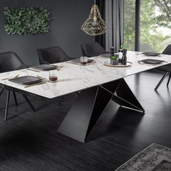PROMETHEUS fehér kerámia étkezőasztal 260cm kép