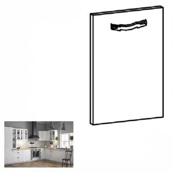 PROVANCE barna mdf mosogatógép előlap fogantyúval 44,6cm kép