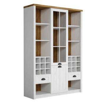 PROVANCE törtfehér mdf vitrin kép