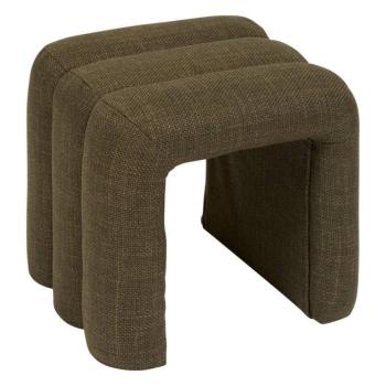 Puff U alakú, szövet 43x44 cm, khaki zöld - UBULE kép