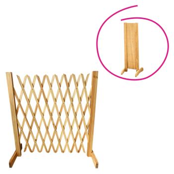 Rácsos térelválasztó, természetes/fa, 150 cm, JENDA kép