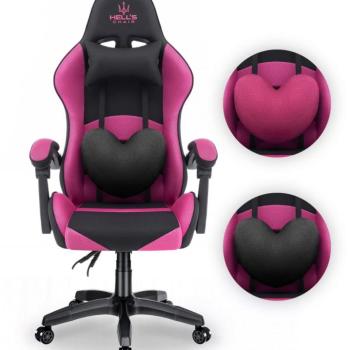 Rainbow gamer szék Pink-Black Mesh kép