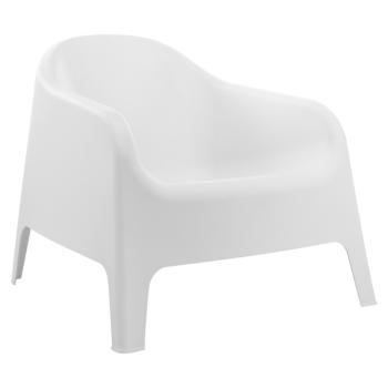 Rakásolható fotel, fehér, műanyag, SOKRA NEW kép