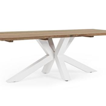 RAMSEY barna teakfa kerti étkezőasztal 240cm kép