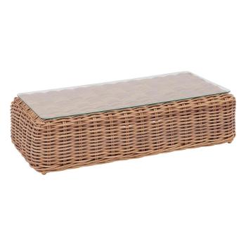 Rattan asztal 125x64 cm MALAGA kép