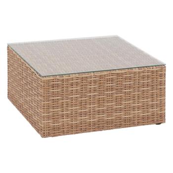 Rattan asztal 83x83 cm MALAGA kép