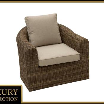 Rattan fotel BORNEO LUXURY (barna) kép