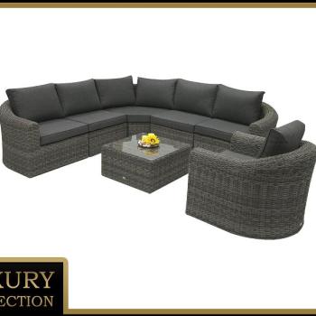 Rattan moduláris szett BORNEO LUXURY 6 személyes (szürke) kép