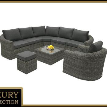 Rattan moduláris szett BORNEO LUXURY 7 személyes (szürke) kép