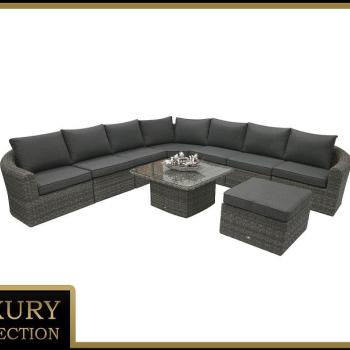 Rattan moduláris szett BORNEO LUXURY 8 személyes (szürke) kép