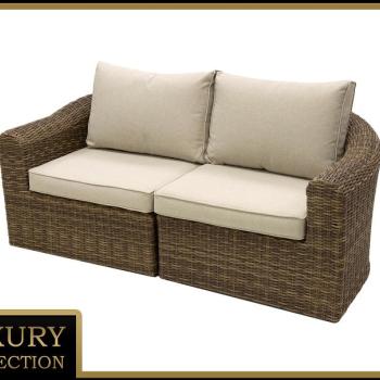 Rattan pad 2 fő részére BORNEO LUXURY (barna) kép