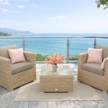 Rattan variálható szett MALIBU 2 fő részére (cappuccino) kép