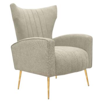 Relaxfotel, bézs Velvet szövet, BARET kép