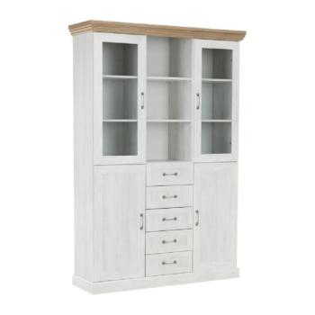 ROYAL II fehér mdf vitrin kép