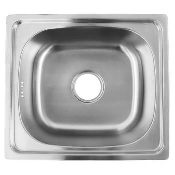 Rozsdamentes mosogató szifonnal, 46x41, NELIOS kép