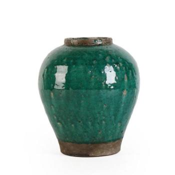 RUNE zöld terracotta kaspó kép
