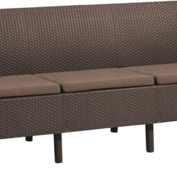 Salema 3 seater sofa - barna kép