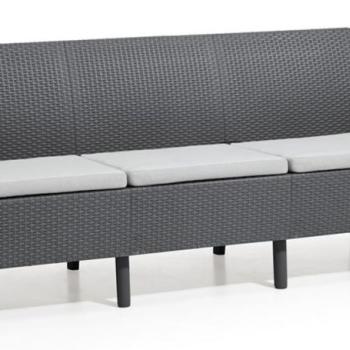 Salema 3 seater sofa - grafit kép