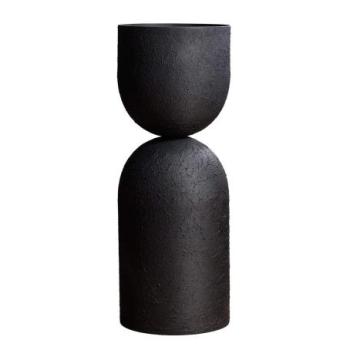 SANDGLASS fekete váza XL 70cm kép