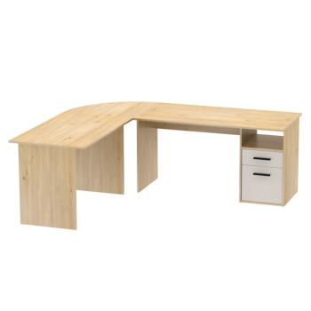 Sarok számítógépasztal, artisan tölgy/kasmír, MAURUS NEW MA11 kép