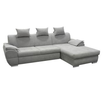 Sarokülőgarnitúra, szürke, jobb oldali, FLOSY ROH kép