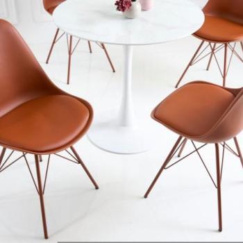 SCANDINAVIA barna műbőr szék kép