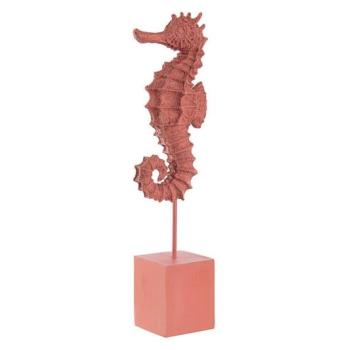 SEAHORSE piros műgyanta dísztárgy kép