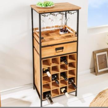 SEVEN SEAS barna fenyőfa polc 120cm kép