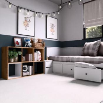 Shannan Malax 2x3 polc, 110x75x30 cm, tölgy kép