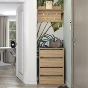 Shannan Modo X2 komód, 60x88x36 cm, tölgy kép