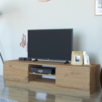 Shannan RTV140 TV állvány, 140x36x40 cm, tölgy kép