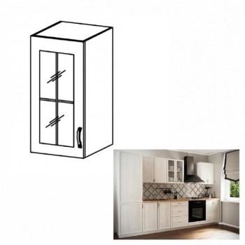 SICILIA B fehér mdf felső konyhaszekrény balos 40cm kép