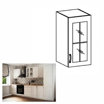 SICILIA B fehér mdf felső konyhaszekrény jobbos 40cm kép