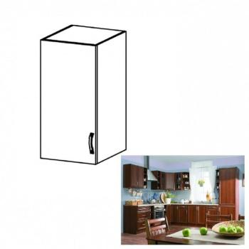 SICILIA barna mdf felső konyhaszekrény balos 40cm kép