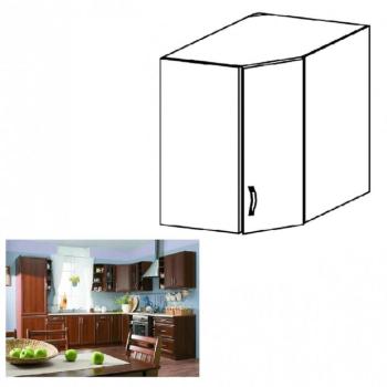 SICILIA barna mdf felső sarok konyhaszekrény 60cm kép