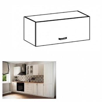 SICILIA D fehér mdf felső konyhaszekrény 80cm kép