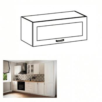 SICILIA E fehér mdf felső konyhaszekrény 80cm kép