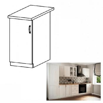 SICILIA fehér mdf alsó konyhaszekrény balos 30cm kép