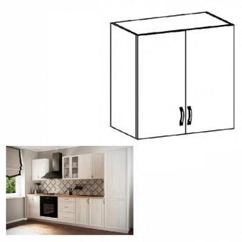 SICILIA fehér mdf felső konyhaszekrény 80cm kép