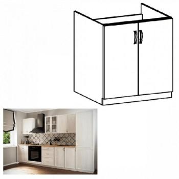 SICILIA II fehér mdf alsó konyhaszekrény 80cm kép