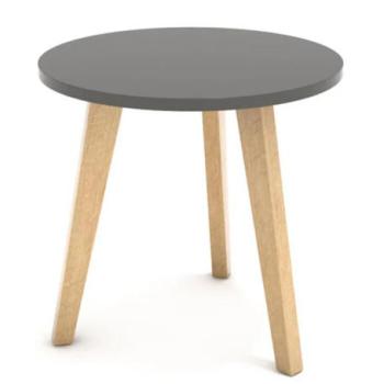 Skandináv stílusú dohányzóasztal 40 cm - szürke kép