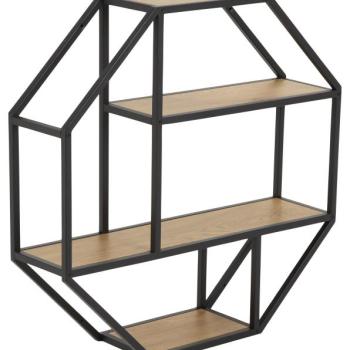 SLIM LINE barna falipolc 75cm kép