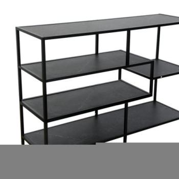 SLIM LINE szürke márványhatású polc 115x80cm kép