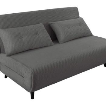 SMART MULTIFUNCTION szürke kordbársony fotelágy 140 cm kép