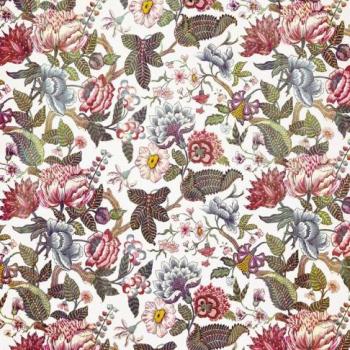 Sokszínű növénymintás tapéta, 200x280 cm, rózsaszín - zöld - kék - PAQUERETTES kép